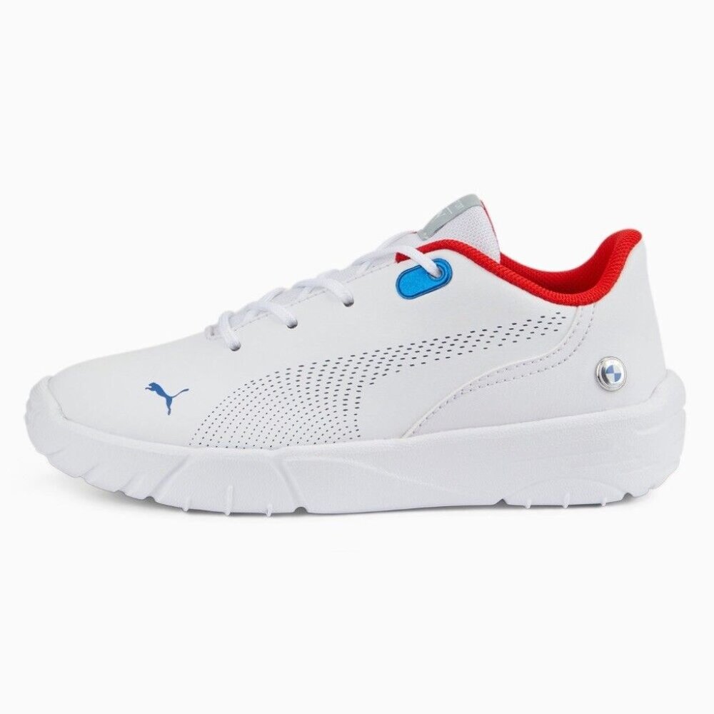 PUMA x BMW Drift Cat Soft Foam+ White Sneakers Shoes Size 3C Kids NEW With Box - Picture 2 of 8